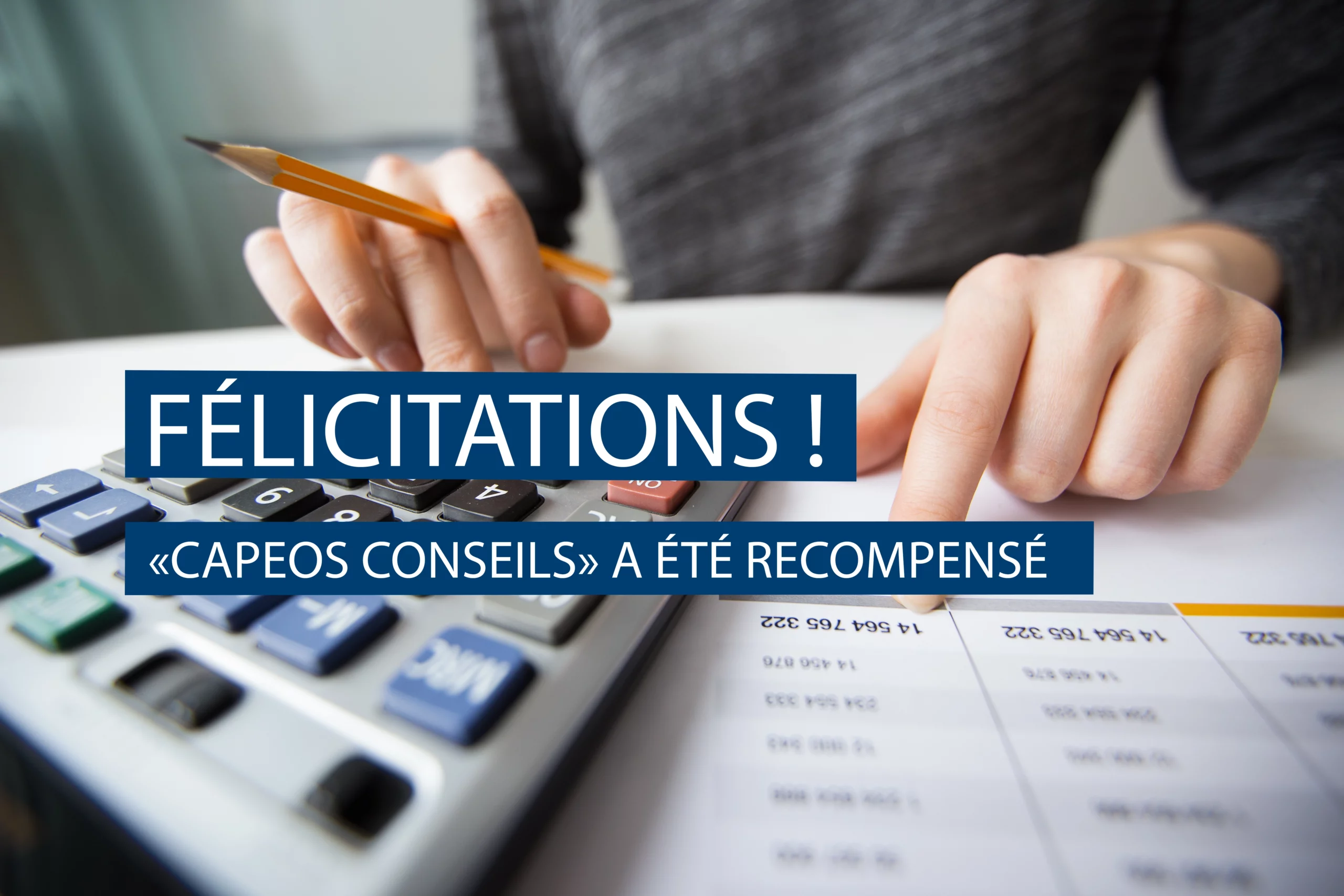 Capeos parmi les meilleurs cabinets d'experts-comptables en 2025