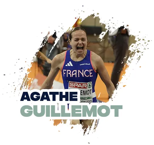 Agathe Guillemot est une athlète de la Team Capeos dans la discipline du 1500 m en athlétisme.