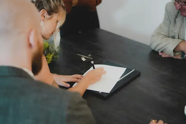 signature d'une création eurl