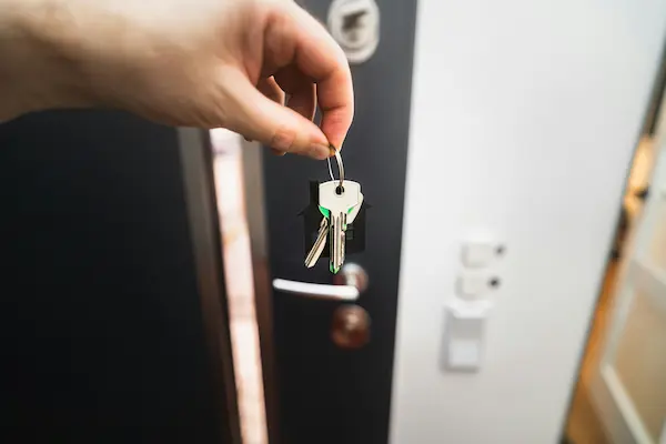 clef de logement pour une location meublée